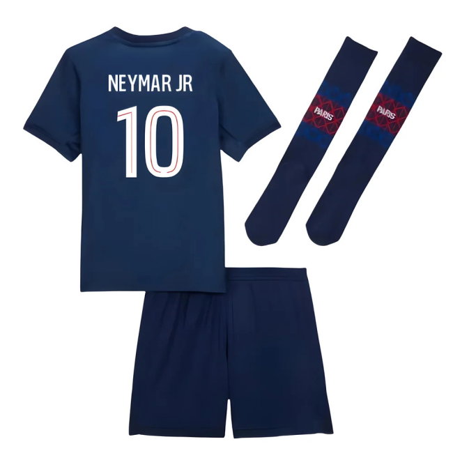 2025-2026 PSG Home Little Kids Mini Kit (Neymar JR 10)-SoccerKits Hub | Buy Soccer Jerseys Online